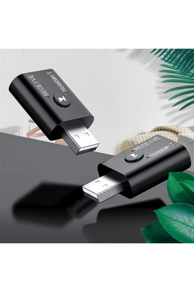 ETC Ally 2in1 Bluetooth 5.0 Mini USB Adapter+Fm Transmitter-(5775) - Myg1120-9748