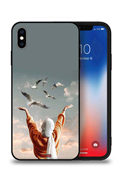 Tolwak Apple iPhone XS Max Protective Case Birds Flying
