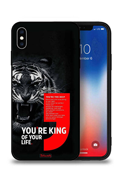 Tolwak جراب حماية لجهاز Apple iPhone XS أنت ملك حياتك