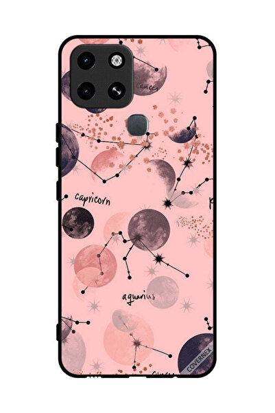 Covernex غطاء حماية لهاتف إنفينيكس سمارت 6 برسومات الأبراج بألوان الباستيل