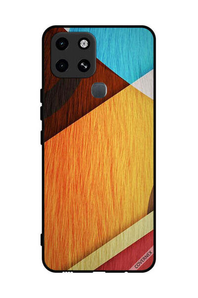 Covernex غطاء حماية لهاتف إنفينيكس سمارت 6 بنسيج خشبي