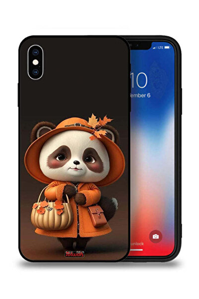 Tolwak جراب حماية لجهاز Apple iPhone XS Max بتصميم سيدة الباندا اللطيفة