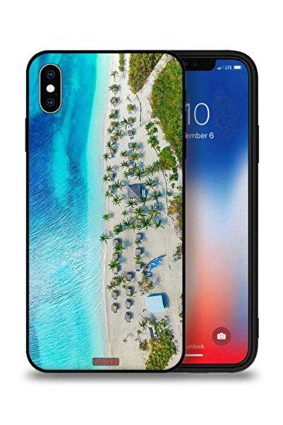 Tolwak غطاء حماية لجهاز Apple iPhone XS Max - شاطئ