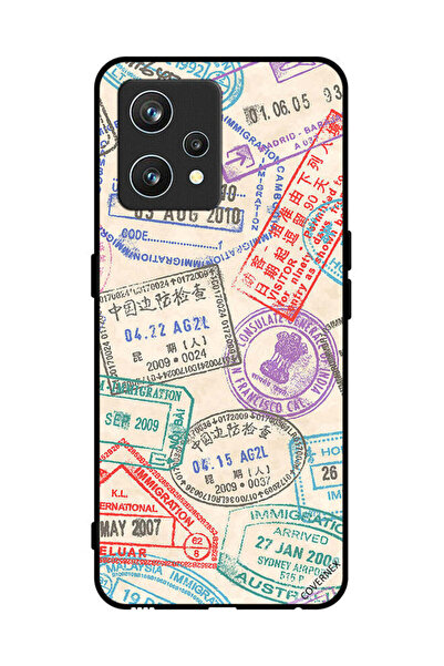 Covernex غطاء حماية لهاتف Realme 9 Pro Plus بنمط طوابع السفر
