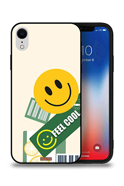 Tolwak جراب حماية لهاتف Apple iPhone XR - ملصق Feel Cool