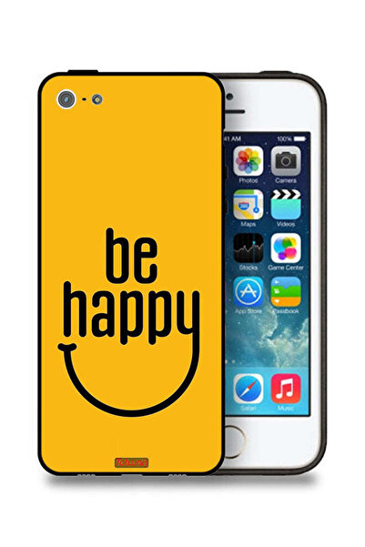 Tolwak جراب حماية Be Happy لجهاز Apple iPhone 5/5s/SE
