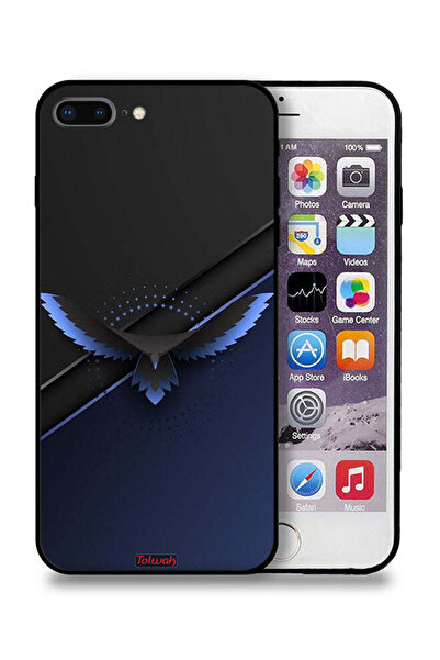 Tolwak غطاء حماية لجهاز Apple iPhone 7 Plus بتصميم فن تجريدي رقمي من Eagle