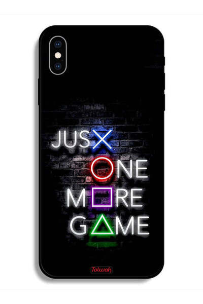 Tolwak Protective Case For Apple iPhone X Just One More Game