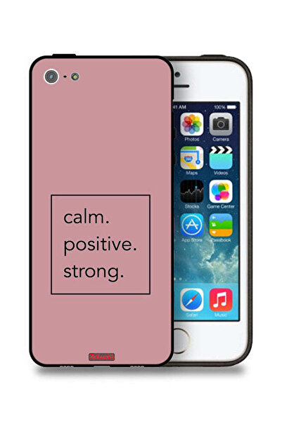 Tolwak جراب حماية لهاتف Apple iPhone 5/5s/SE - هادئ وإيجابي وقوي