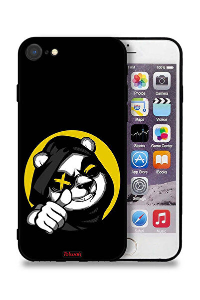 Tolwak غطاء حماية لجهاز آيفون 7 من آبل بتصميم قطة مارشميلو لطيفة