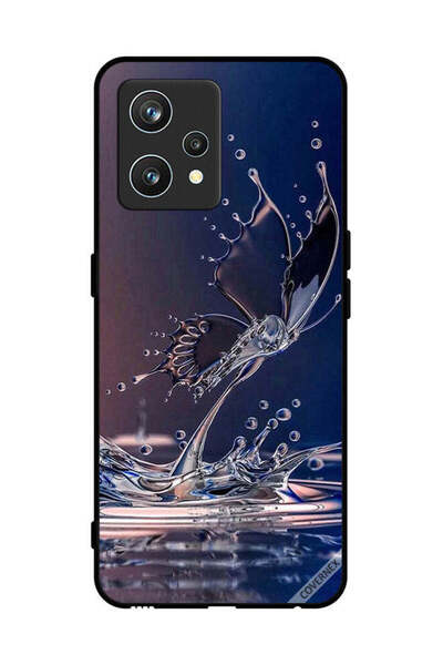 Covernex غطاء حماية لهاتف Realme 9 Pro Plus بتصميم قطرات الماء على شكل فراشة