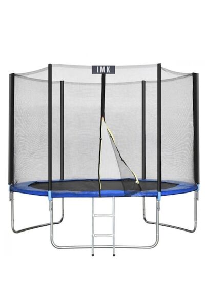 IMK Trambulina ® , 300 Cm, 54 Arcuri, 150kg, Cu Plasă De Siguranță Și Cadru D...