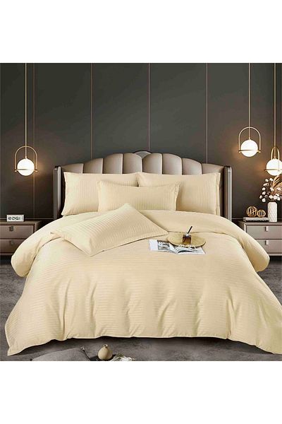 CHIRASO CHIRASO Premium Damask Bedding, 6 Pieces, Classic Sheet 230x250 cm, 4 Pillowcases