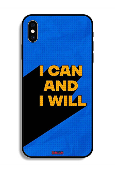 Tolwak جراب حماية لجهاز Apple iPhone X أنا أستطيع وسأفعل