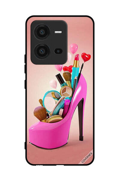 Covernex Protective Case Cover For vivo V25 Shoe With Makeup Items