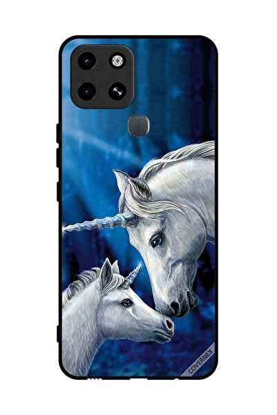 Covernex غطاء حماية لهاتف إنفينيكس سمارت 6 - محب يونيكورن - طفل يونيكورن