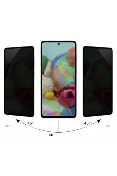 CepteToptan Redmi Note 9S / Note 9 Pro واقي شاشة زجاجي ثلاثي الأبعاد كامل الخصوصية - (1903) - MKİ2148-8774