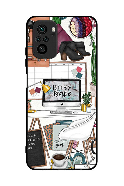 Covernex غطاء حماية لهاتف Poco M5s 4G - مشبك فني من Boss Babe