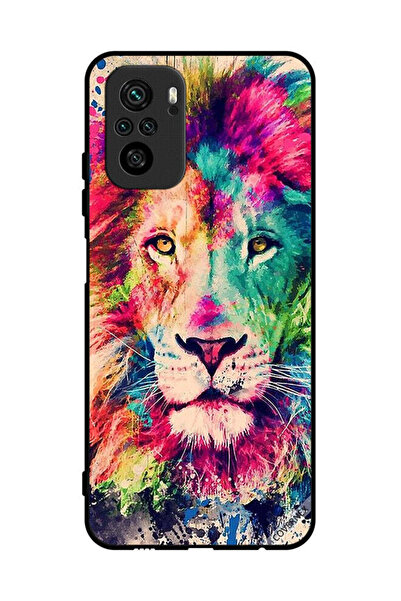Covernex غطاء حماية لهاتف Poco M5s 4G برسومات فنية على شكل أسد