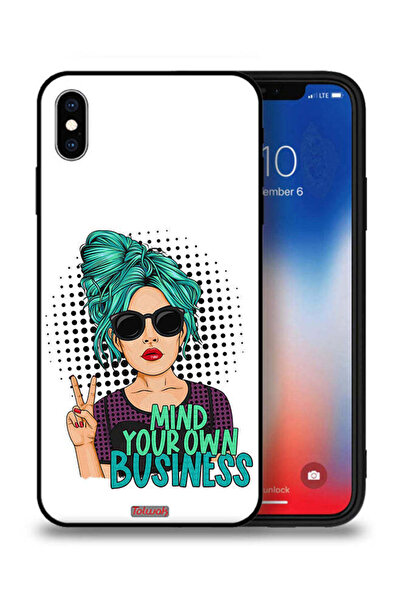 Tolwak جراب حماية لجهاز Apple iPhone XS Max - اهتم بشؤونك الخاصة