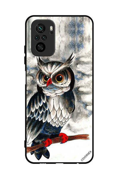 Covernex غطاء حماية لهاتف Poco M5s 4G - رسم بومة