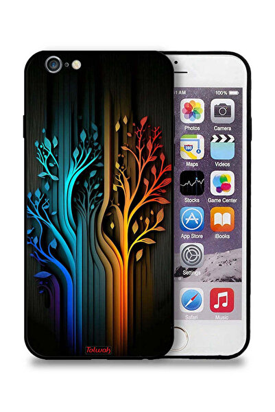 Tolwak غطاء حماية لجهاز Apple iPhone 6 Plus/6s Plus بتصميم أوراق الشجر