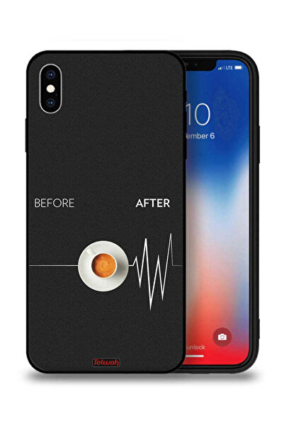 Tolwak جراب حماية لجهاز Apple iPhone XS Max قبل وبعد