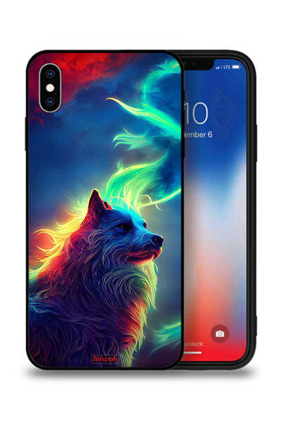 Tolwak غطاء حماية واقٍ لجهاز Apple iPhone XS Max من الذئب