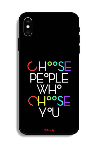 Tolwak جراب حماية لجهاز Apple iPhone X اختر الأشخاص الذين يختارونك