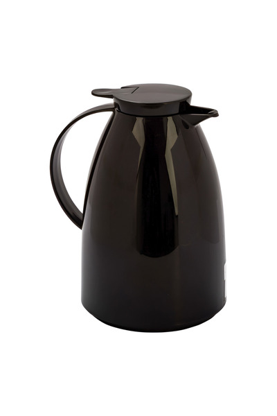 Invıcta Dishwasher Safe Coffee Pot with Trigger and Ergonomic Handle Black 1 Liter