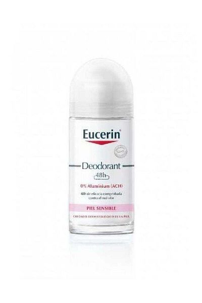 Eucerin 48Hour Roll On Deodorant 0% Aluminium For Sensitive Skin - 50 ml