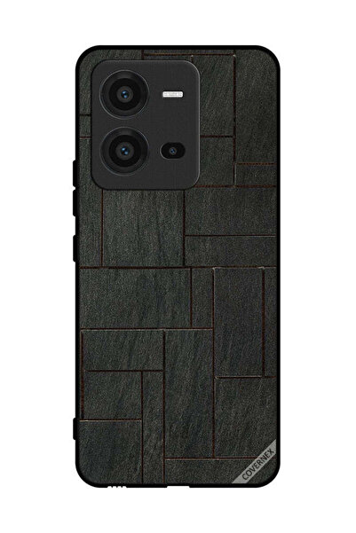 Covernex غطاء حماية لهاتف فيفو V25 بنمط جدار حجري