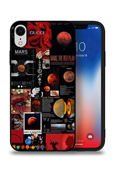 Tolwak جراب حماية لجهاز Apple iPhone XR بتصميم Mars Art