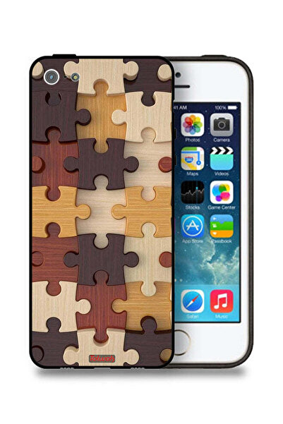 Tolwak غطاء حماية خشبي بنمط خشبي لهاتف Apple iPhone 5/5s/SE