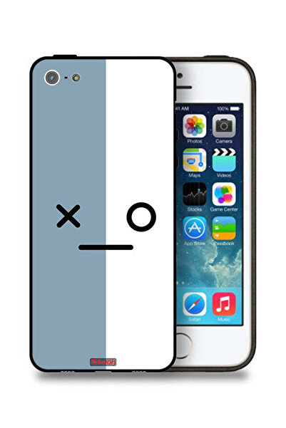 Tolwak غطاء حماية أيقونات وجه لهاتف Apple iPhone 5/5s/SE
