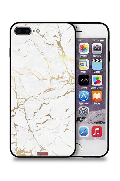 Tolwak غطاء حماية لجهاز Apple iPhone 8 Plus بنمط رخامي
