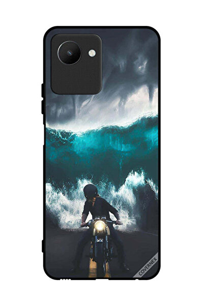 Covernex غطاء حماية لهاتف Realme C30s - فن موجة الماء