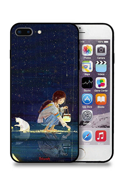 Tolwak غطاء حماية لجهاز Apple iPhone 7 Plus - فن جمع النجوم
