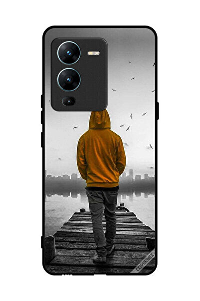 Covernex غطاء حماية لهاتف فيفو V25 برو - فتى حزين يمشي