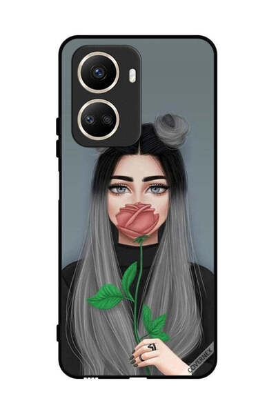 Covernex غطاء حماية لهاتف هواوي نوفا 10 إس إي - رسمة فتاة لطيفة