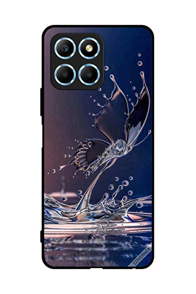 Covernex غطاء حماية لهاتف Honor X6 بتصميم قطرات الماء على شكل فراشة