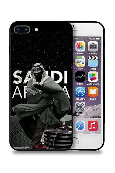 Tolwak غطاء حماية لجهاز آيفون 7 بلس من آبل ولي العهد الأمير محمد بن سلمان