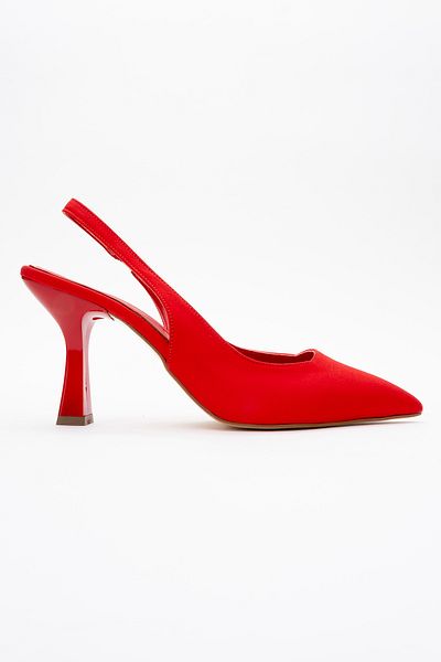 Ataköy Ayakkabı WOMEN'S POINTED TOE OPEN BACK STILETTO