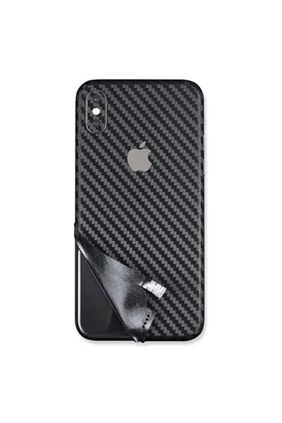 ETC iPhone Xr 6.1 Carbon Fiber Plating Sticker-(5775) - Myg3338-5649
