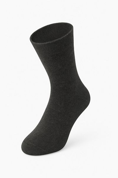 Weweus Women's Dark Gray Wool Long Socks 210