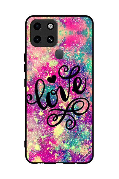 Covernex غطاء حماية لجهاز Infinix Smart 6 مع خلفية Love Sparks