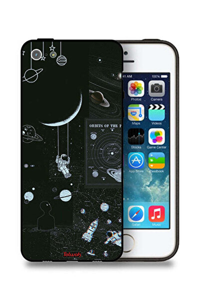 Tolwak غطاء حماية لجهاز Apple iPhone 5/5s/SE - مدارات الكواكب