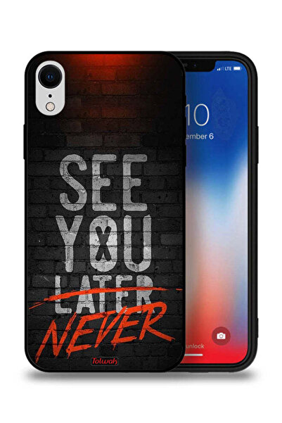 Tolwak جراب حماية لجهاز Apple iPhone XR - لن تراه أبدًا