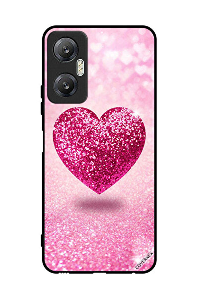 Covernex غطاء حماية لهاتف Infinix Hot 20 بتصميم قلب لامع