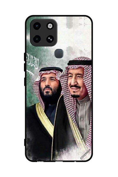 Covernex غطاء حماية لهاتف إنفينيكس سمارت 6 الملك سلمان ومحمد